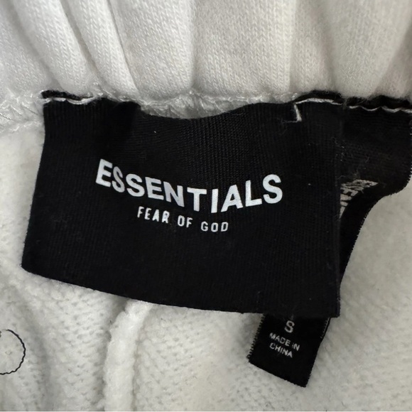 Fear of God Essentials White Athletic Shorts - Picture 7 of 11